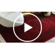 ORIENT 6039 paklājs bordo/melns Rāmis, rozete, austrumniecisks, ar bārkstīm